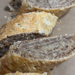 Trini Coconut Rolls | Flaky pastry | Trinidad snacks | Trini desserts | Holiday treats | Trinidad food | coconut rolls, West Indian desserts