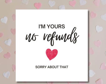Carte de Saint Valentin drôle, carte d'anniversaire pour lui, carte d'anniversaire pour petit ami petite amie, carte de Saint Valentin pour mari femme