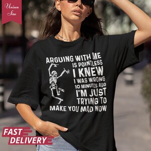 面白いスケルトングラフィックTシャツ：皮肉なユーモア、ハロウィンシャツ