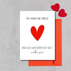 Biglietto di anniversario stampabile, biglietto di San Valentino divertente, biglietto romantico "Ti amo", biglietto di amo scaricabile all'istante, biglietto per lei, biglietto per lui