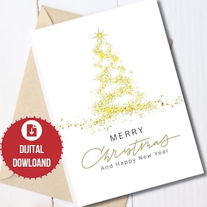 Biglietti di auguri di Natale / Biglietti di auguri di Natale / Biglietti di auguri di Natale stampabili / Biglietti di auguri di Natale digitali da scaricare / Biglietti di auguri di buone feste