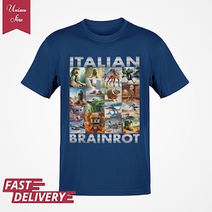 Italian Brainrot Meme T-Shirt, Funny Brainrot Meme Shirt, Italian Brain Rot Shirt, Surreal Italian Aesthetic Shirt, Viral Humor Gift