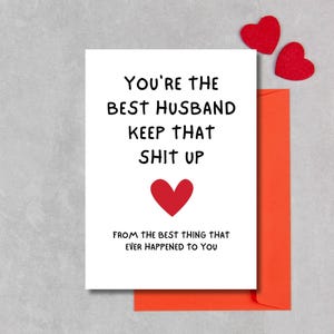 Funny Anniversary Card, Funny Valentine&#39;s Day Card for Husband, Printable Valentine&#39;s Day Card, Romantic Card