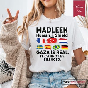 Free Gaza T-Shirt: Palestine Solidarity, Activist Support
