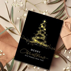 Cartolina di Natale glitterata / Cartolina di Natale divertente / Cartolina di Natale stampabile / Cartolina di Buon Natale con stampa digitale / Cartolina di buone feste