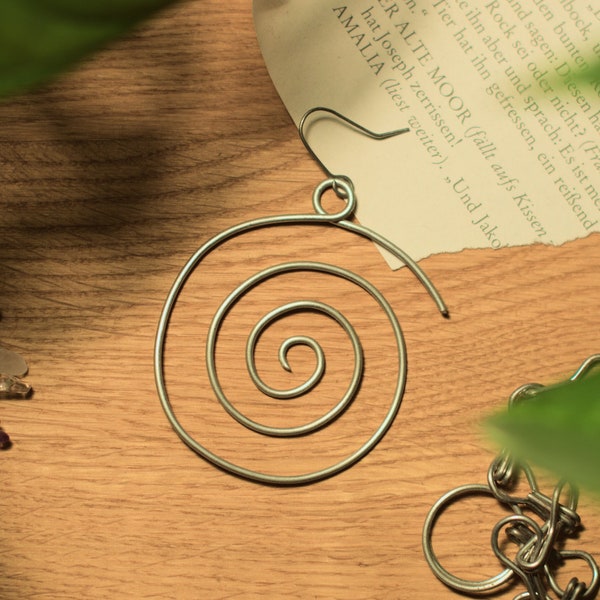 handmade SPIRAL WIRE EARRING