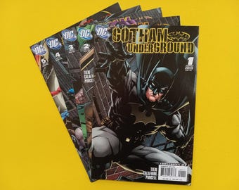 Batman: Gotham Underground (2007). Lotto DC Comics. 5 numeri.