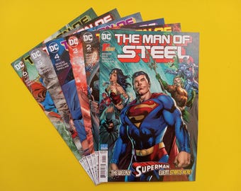 The Man of Steel (2018) complete 6 issues mini series. DC Comics lot.
