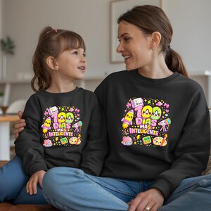 100 Days Más Inteligente Girl PNG, Spanish School Shirt Design, Cute 100 Days Smarter Digital Graphic, Teacher Gift Download