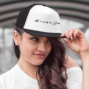 God hat, trucker hat, christian hat, Christian Streetwear, Christian Accessories,  Christian Cap, Bible verse hat, Christian gift, male gift