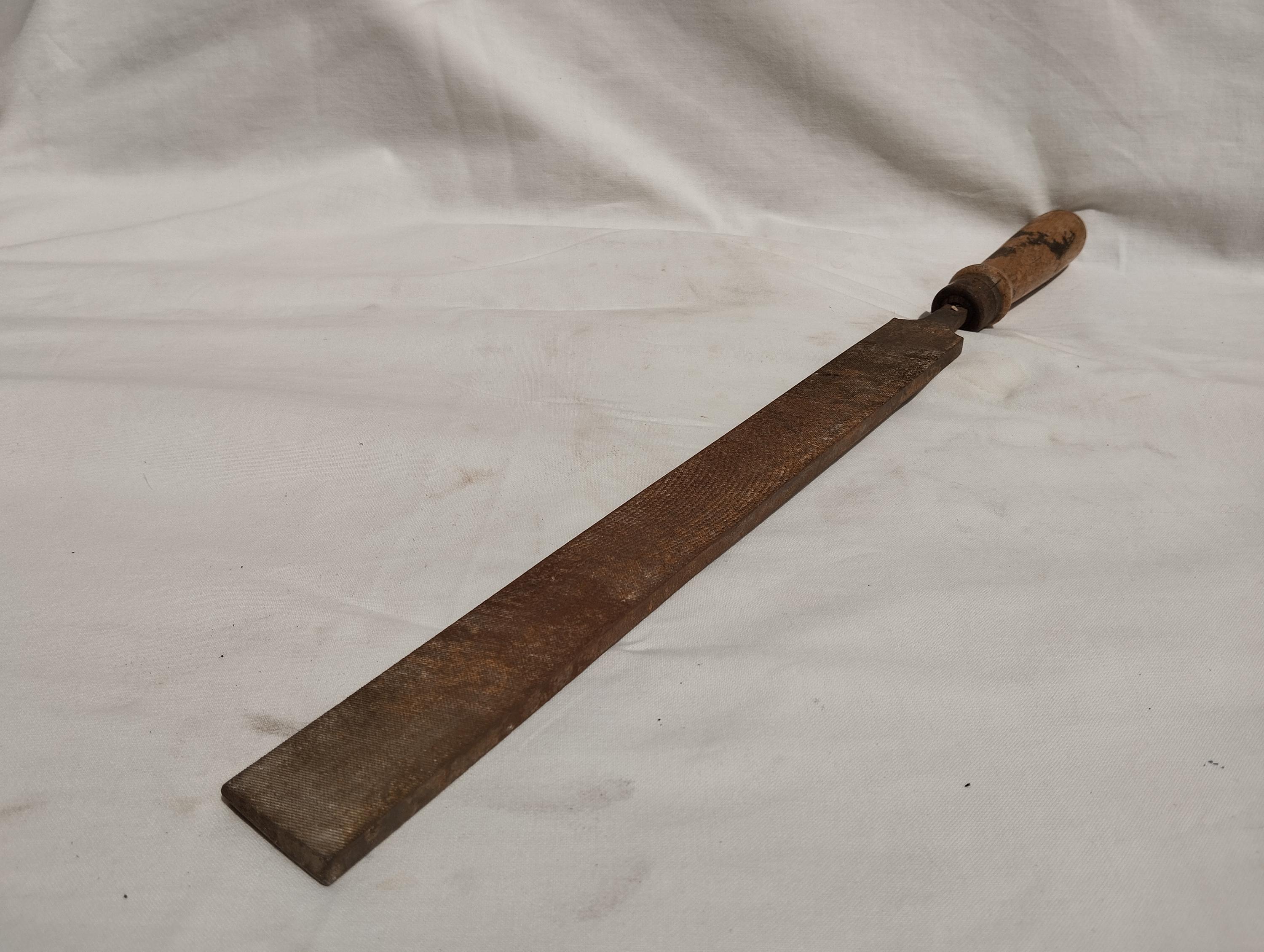 Vintage Wooden Handle File, Carpentry Woodworkers Tool Hand File Tool ...