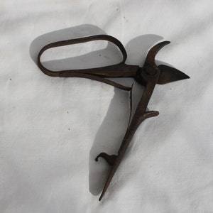 Vintage Pruning Shears, Antique Garden Shears , Vintage Garden Tool Scissor