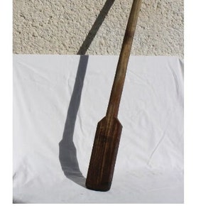 Antique Old Wooden Stirrer Spoon,  Primitive Wood Spoon,  Country Kitchen Decoration
