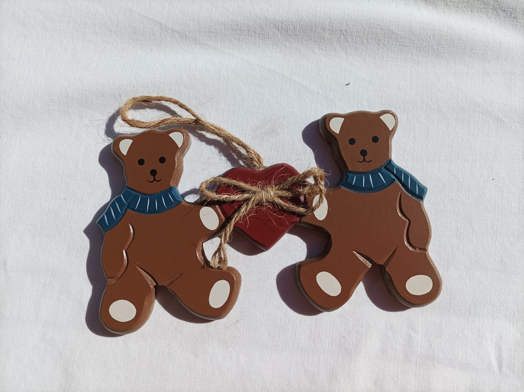 Teddy Bear Couple Door Decoration, Bear Wall Decoration, Nice ...