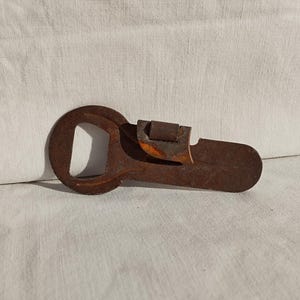 Vintage Metal Camping Beer Bottle Opener and Can Opener