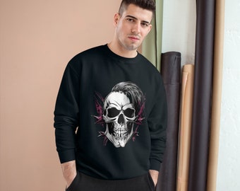 Edgy Skull Triage Champion Hoodie – Trendy sweatshirt with unique skull design for men and women Skull Triage