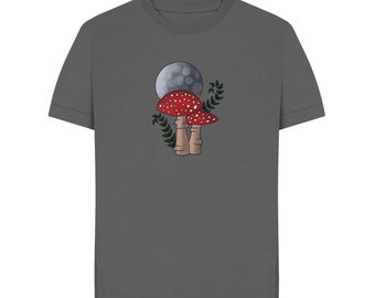 Paddenstoel-T-shirt voor dames