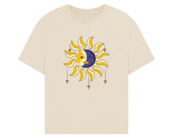 T-shirt boxy da donna Sun