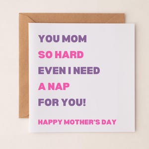 Carte de fête des mères maman patron drôle, carte de fête des mères BFF pour meilleures amies, carte de fête des mères pour maman qui travaille, cadeaux de fête des mères Besties pour elle