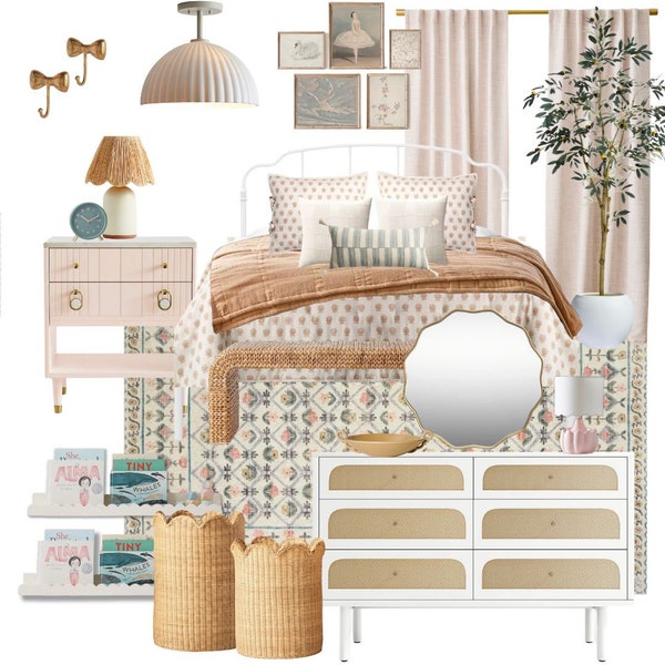 Girl's Bedroom Design Package