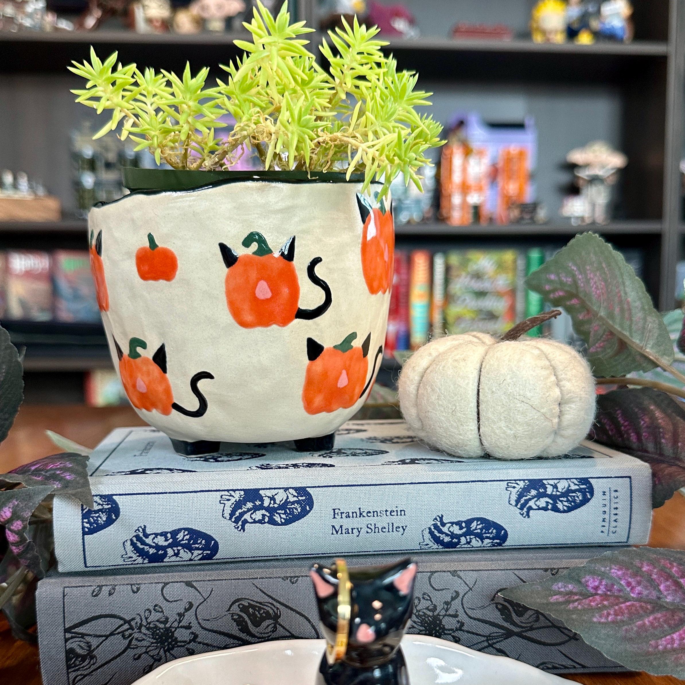 Halloween Michael Myers Mini-Übertopf Mit Künstlicher Sukkulente – 7,6 Cm, Keramik, Offiziell Lizenziert