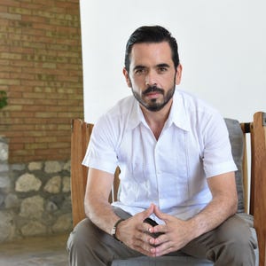 Embroidered Men's Guayabera Shirt: Mexican Traditional Wedding Attire