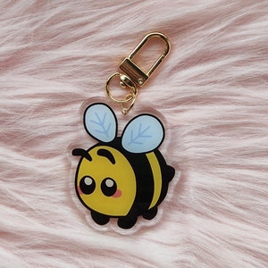 Bumble Bee 2 inch Keychain kawaii cute gift for her aesthetic gift