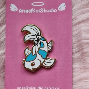 Koi Fish Hard Enamel Pin Japan Cute Kawaii Gift for Her Aesthetic Gift ...