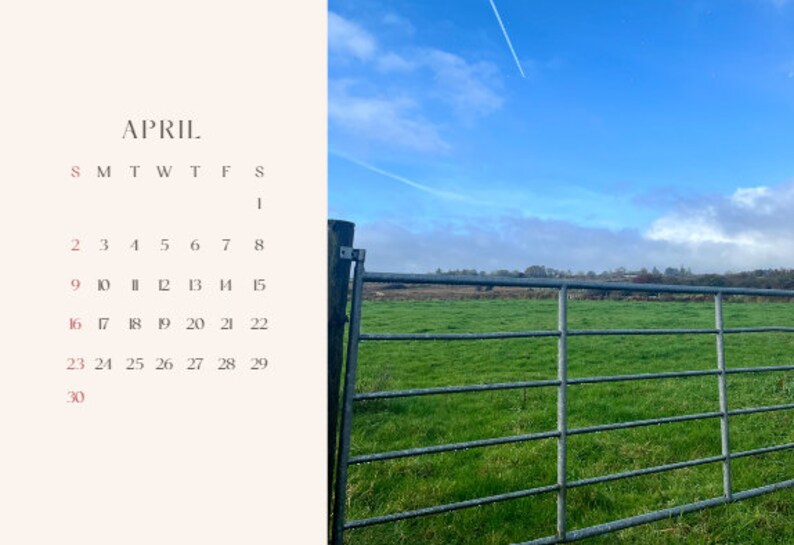 2024 Ireland Calendar Etsy