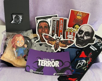 Caja misteriosa de terror: Chucky, Ghostface, Scream, It, Pennywise, Beetlejuice, Freddy Krueger, Saw, Jason, Michael Myers