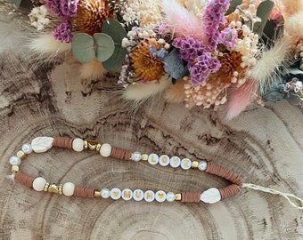 Bijoux de téléphone entièrement personnalisable perles - idée cadeau anniversaire noël nounou