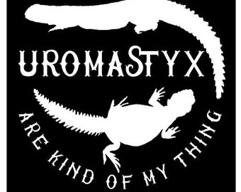 Uromastyx Lizard Reptile T-Shirt: Uromastyx are Kind of My Thing