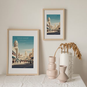 Souq Waqif Doha Qatar Travel Print Wall Art, Home Décor, Gift Art
