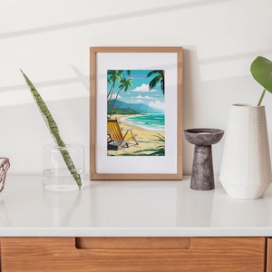 Jamaica, Caribbean Travel Print Wall Art, Home Décor, Gift Art
