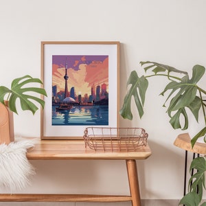 Toronto, Ontario, Canada, Travel Print, Travel Wall Art, Travel Home Décor, Travel Gift Art