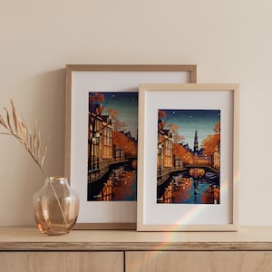 Amsterdam, Netherlands, Travel Print, Travel Wall Art, Travel Home Décor, Travel Gift Art