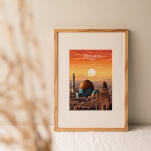 Jerusalem, Israel, Travel Print, Travel Wall Art, Travel Home Décor, Travel Gift Art
