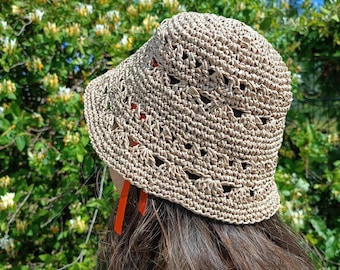 Crochet Bucket Hat Pattern – Easy Beginner Tutorial (Digital Download)