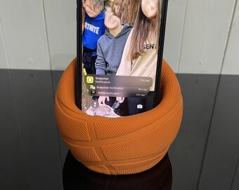 Basketball Phone Holder,  Basket Ball Gift For Sport Stand