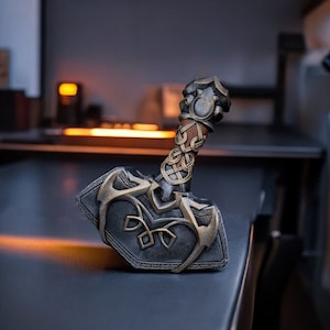 Thor&#39;s Hammer Replica - 30cm 3D Printed High-Quality Plastic Mjolnir