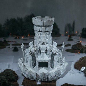 Raven’s Feast Dice Tower - 3D Printed Gaming Accessory for Dungeons & Dragons, RPG, Tabletop Games, Unique Gift Ideas