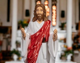 Divine Jesus Christ Statue - High-Quality 3D Printed