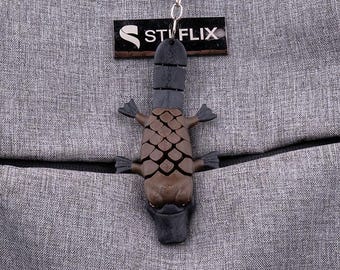 Flexi Platypus Keychain – Customizable 3D Printed Animal Gift for Wildlife & Nature Lovers, Cute Portable Accessory