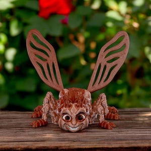 Dirty Larry the Cockroach Articulating Figure | Custom Color Options | 3D Printed