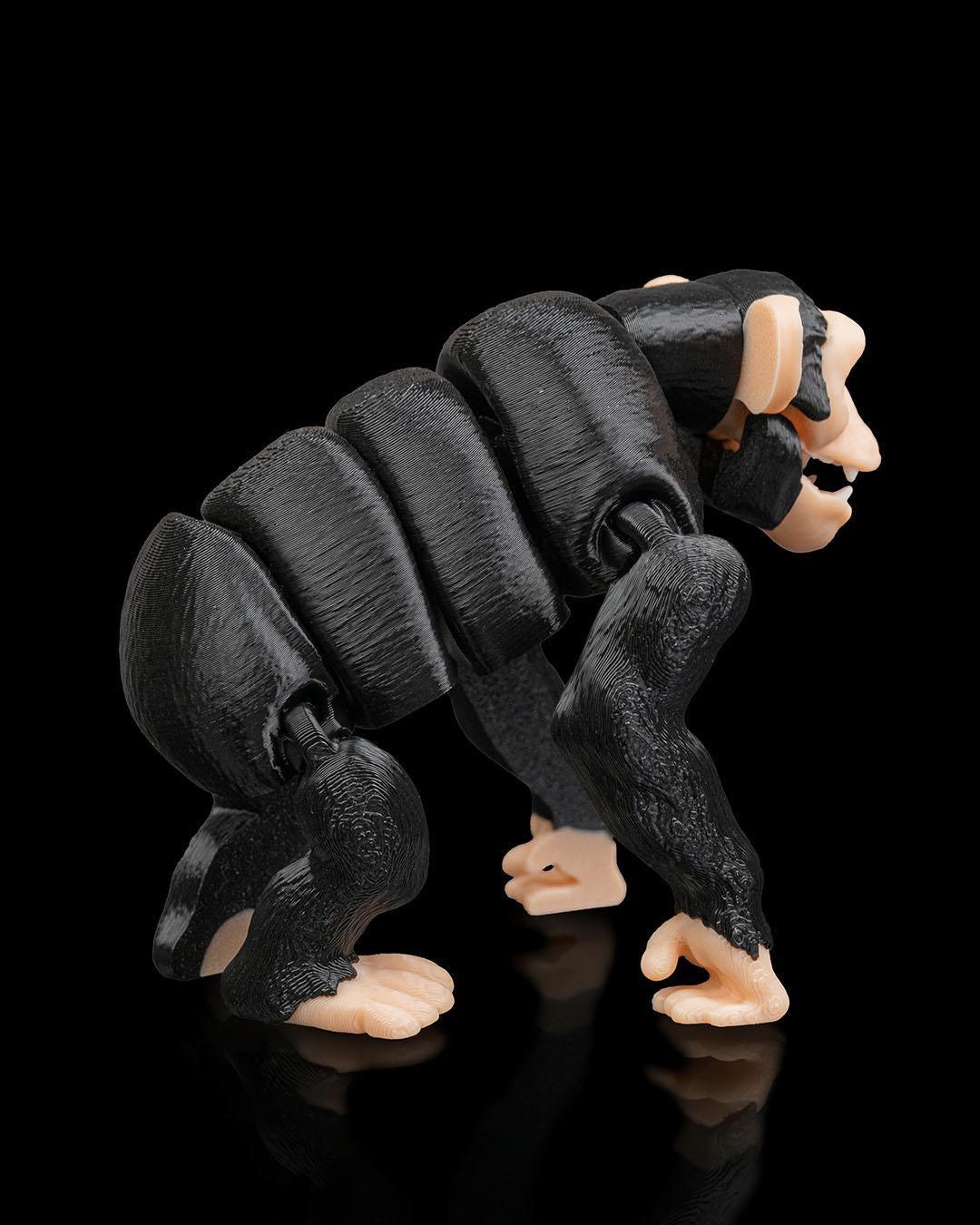 a bathing ape CHIMP GIRL&CHIMP MAN フィギュア 3D Printed Chimp - Highly Detailed 10cm Plastic Model