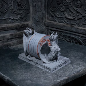 Dragons of the Coaster | High-Quality 3D Print | Paintable