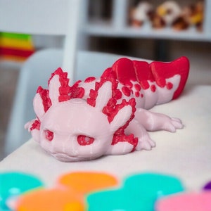 Axolotl, petite tarte aux petits fruits - Imprimée en 3D de haute qualité