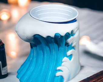 Mystic Riptide Cup Holder - Party Cup Holder -3D Printed