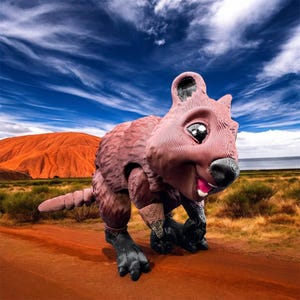 Quokka Figur 3D gedrucktes Gelenkspielzeug - Süßes 15 cm Tierdekor, Benutzerdefinierte Farben erhältlich, Einzigartiges Geschenk