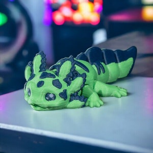 Baby Axolotl Figur 3D Gedruckt Sweet-N-Sour niedlichen Wassergeschöpf Geschenk Dekor Spielzeug